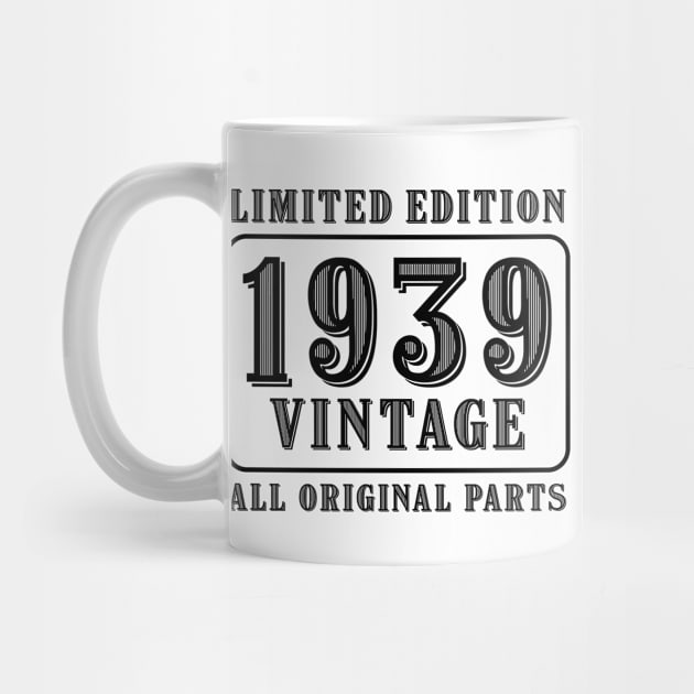 All original parts vintage 1939 limited edition birthday by colorsplash